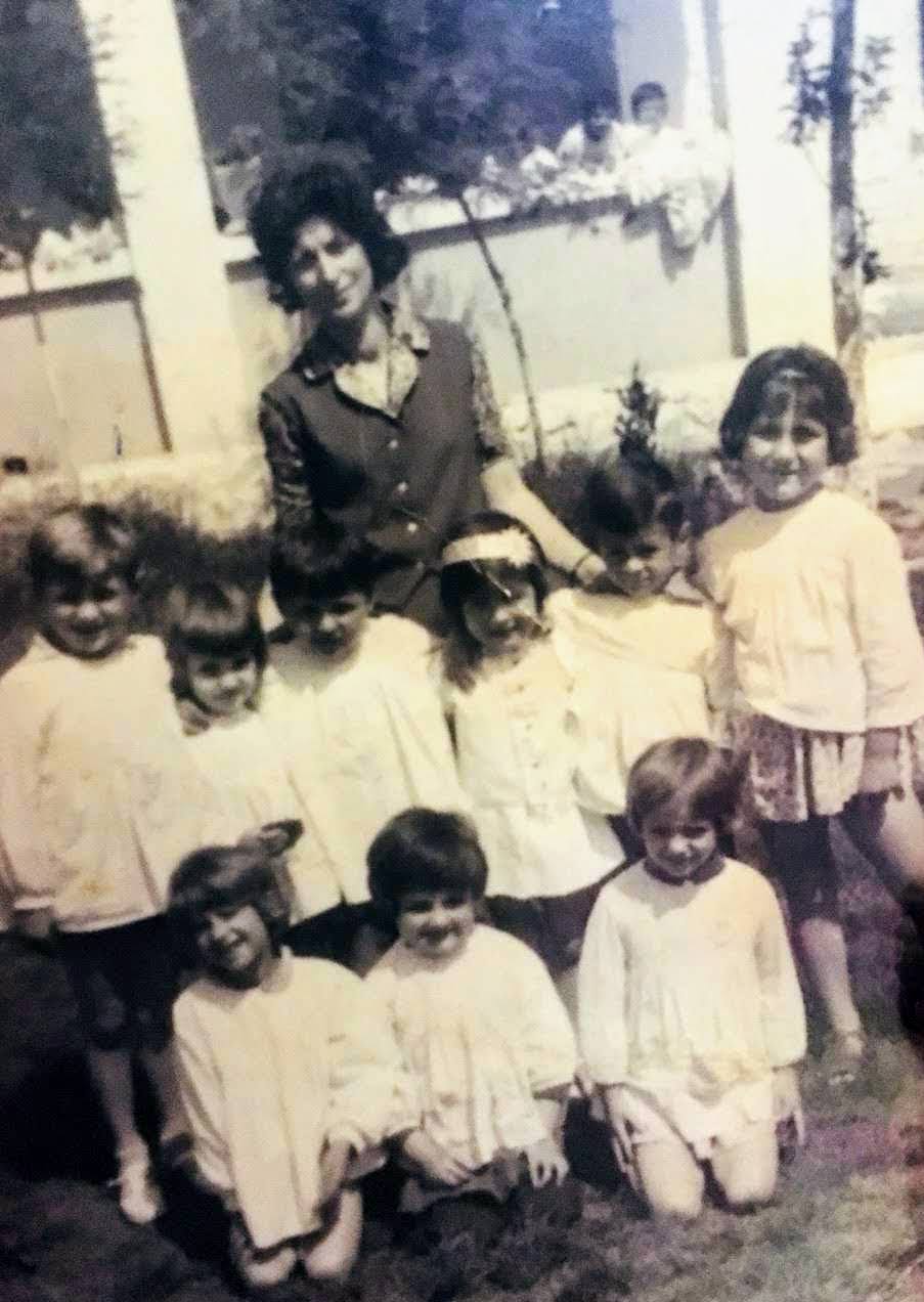 My grandmother with her students